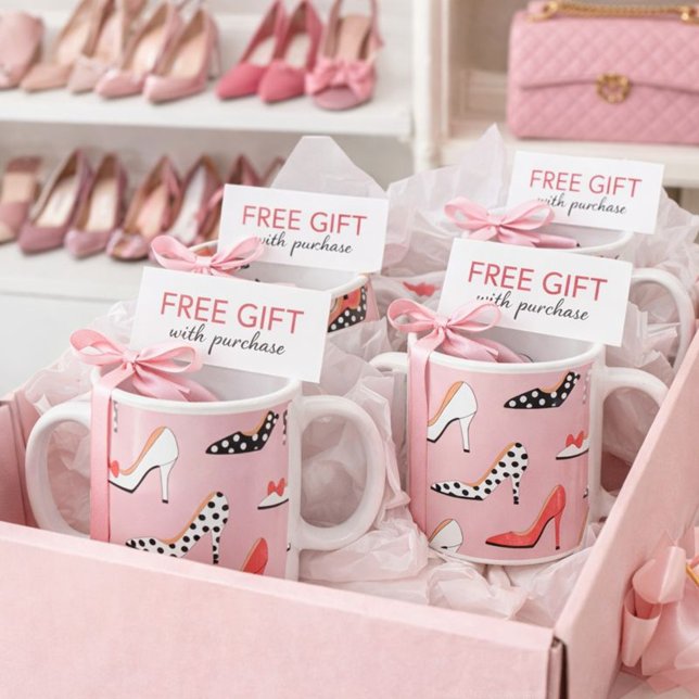 Pretty in Pink High Heel  Coffee Mug (Creator Uploaded)