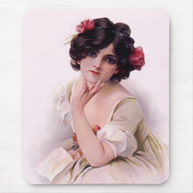 Pretty In Pink Mouse Pad (Front)