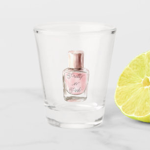 Pretty in Pink Nail Polish Shot Glass