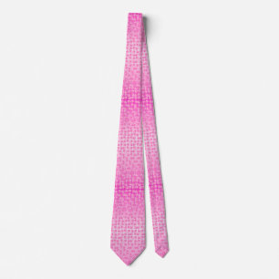 Pretty in Pink Petals Neck Tie