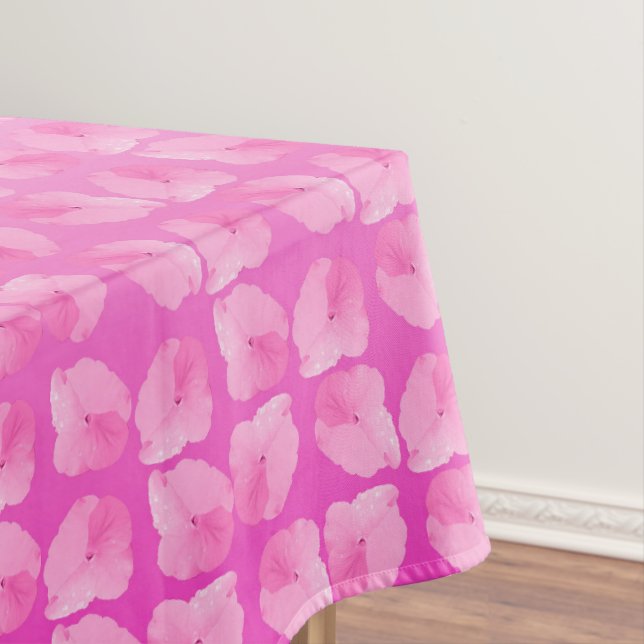 Pretty in Pink Petals Tablecloth (In Situ)