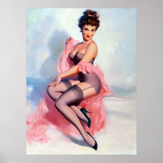 Pretty in Pink Pin UP Poster (Front)