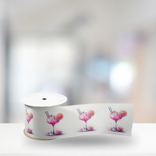 Pretty in Pink Theme Cocktail Satin Ribbon