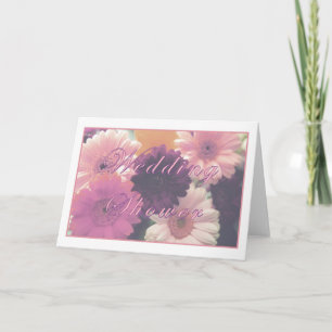 Pretty in Pink Wedding Shower Greeting Card