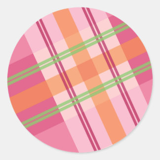 Pretty in Plaid Stickers