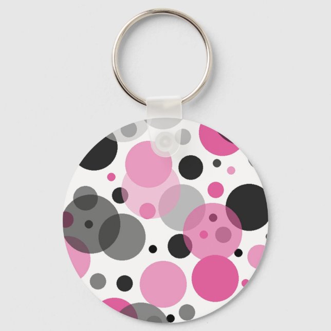 Pretty In Polka dots Collection- Key Ring (Front)