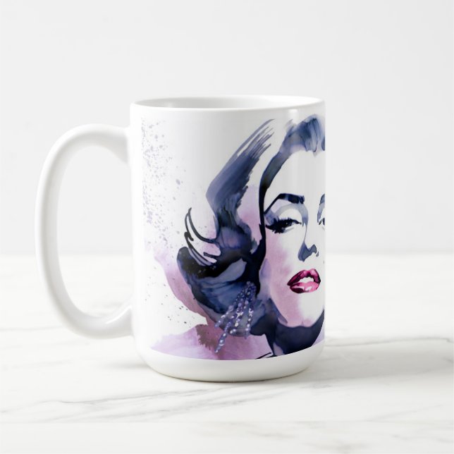 Pretty in Purple Coffee Mug (Left)