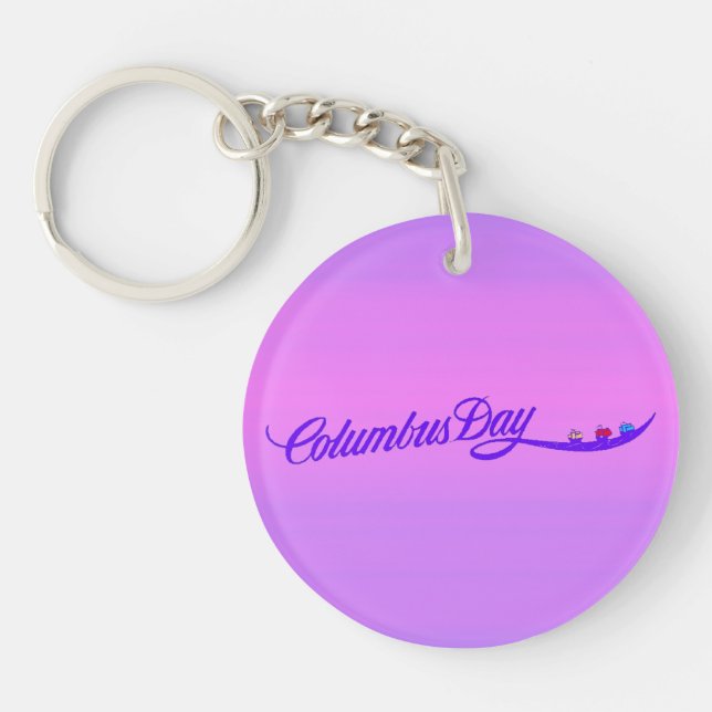 Pretty in Purple - Key Ring (Front)