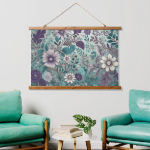 Pretty in Purple Wall Hanging Tapestry