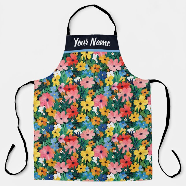 Pretty in Spring Custom Apron (Front)