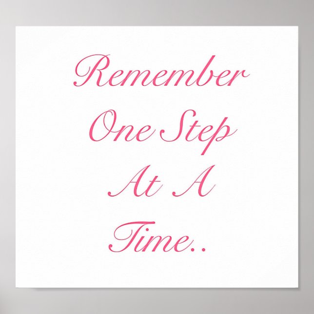 Pretty inspirational quote poster (Front)