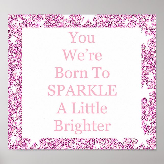 Pretty inspirational quote poster (Front)