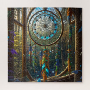 Pretty Intricate Suncatcher Dreamcatcher Jigsaw Puzzle