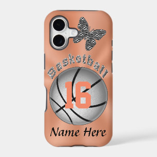 Pretty iPhone Basketball Cases, Older to Newest
