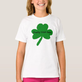 Pretty Irish Lass Shamrock T-Shirt