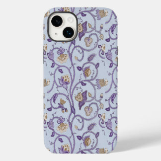 Pretty Jacobean Patterned iPhone 14 Plus Case