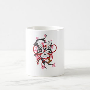 Pretty Japanese Mask Coffee Mug