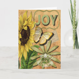 Pretty Joy Collage, Get Well Soon Card