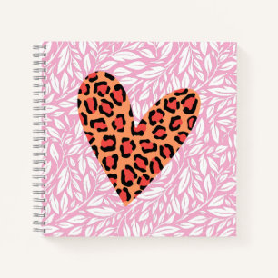 Pretty joyful background Pinky botanical pattern Notebook