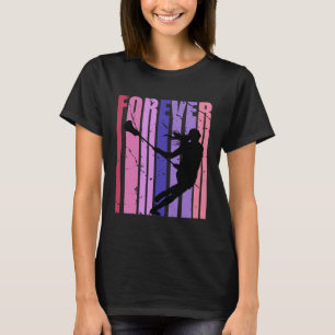 Pretty Kids Forever Lacrosse Bday Player Team Vint T-Shirt