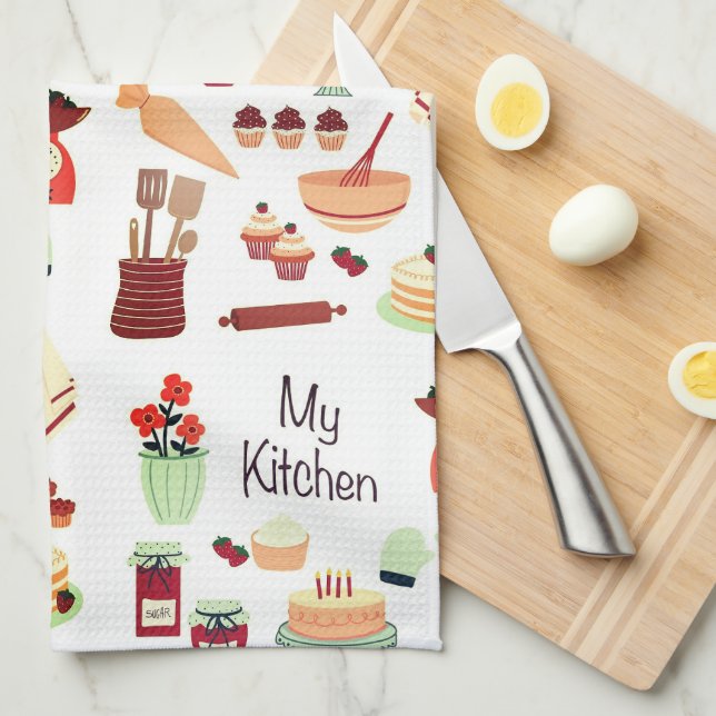 Pretty kitchen towels (Quarter Fold)