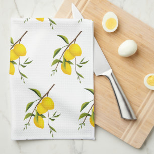Pretty kitchen towels lemons