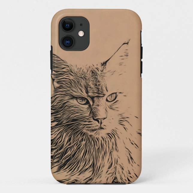 Pretty Kitten  Artwork Case-Mate iPhone Case (Back)
