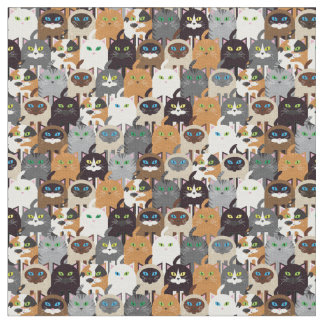 Pretty Kitties Fabric