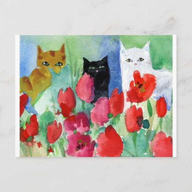 Pretty Kitties Postcard (Front)