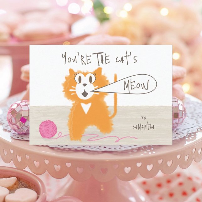 Pretty Kitty Classroom Valentine Cards (Creator Uploaded)