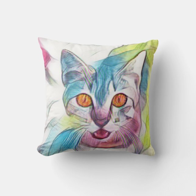 Pretty Kitty Cushion (Front)