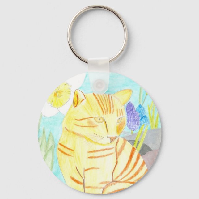 Pretty Kitty Key Ring (Front)