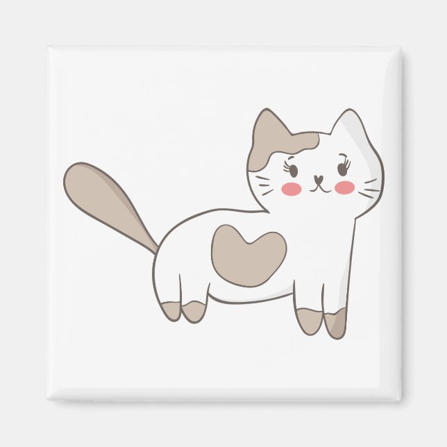 Pretty Kitty Magnet (Front)