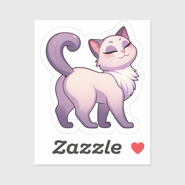 Pretty Kitty - Vinyl Sticker (Sheet)