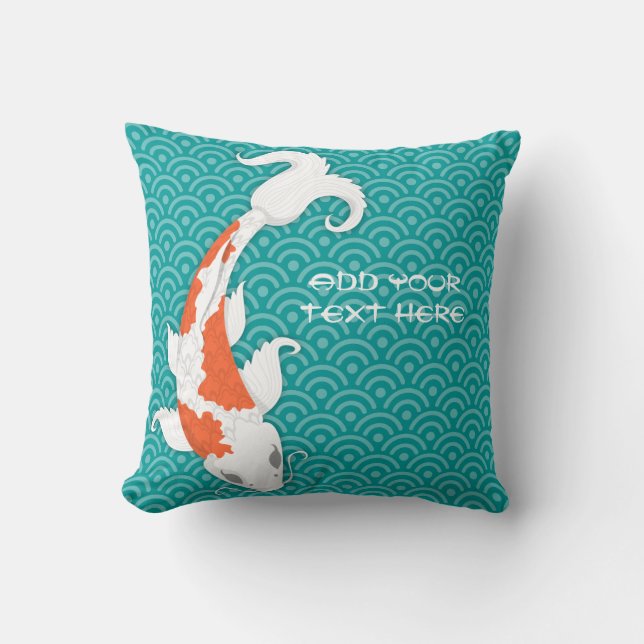 Pretty Koi Cushion (Front)