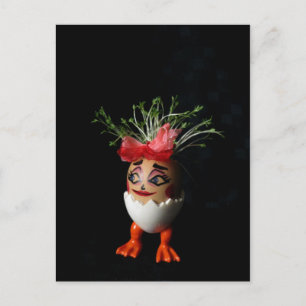 Pretty Lady Eggmen Series Easter Postcard