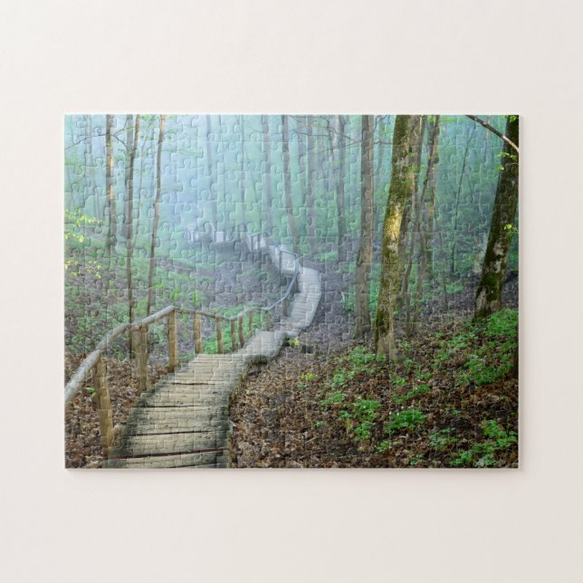 Pretty Landscape Nature Forest Jigsaw Puzzle (Horizontal)