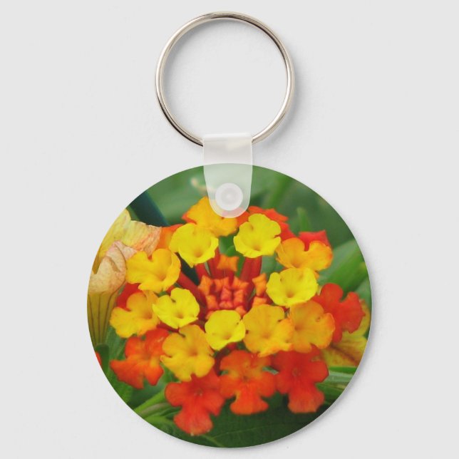 Pretty Lantana Key Ring (Front)