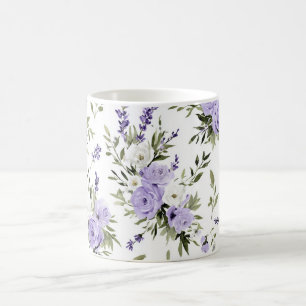 Pretty Lavender Flowers Coffee Mug