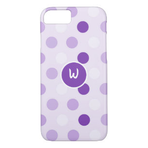 Pretty Lavender Polka Dots Case-Mate iPhone Case