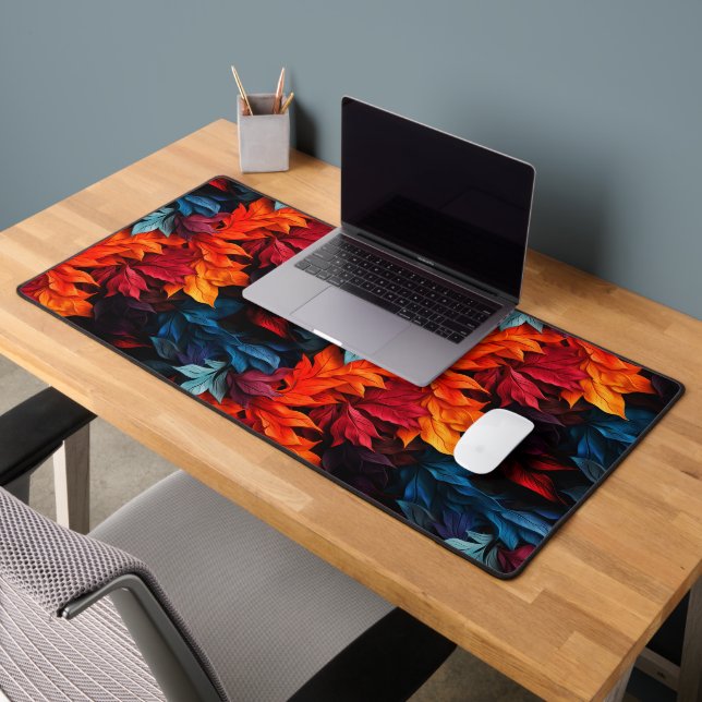 Pretty Leaves Desk Mat (Office 2)
