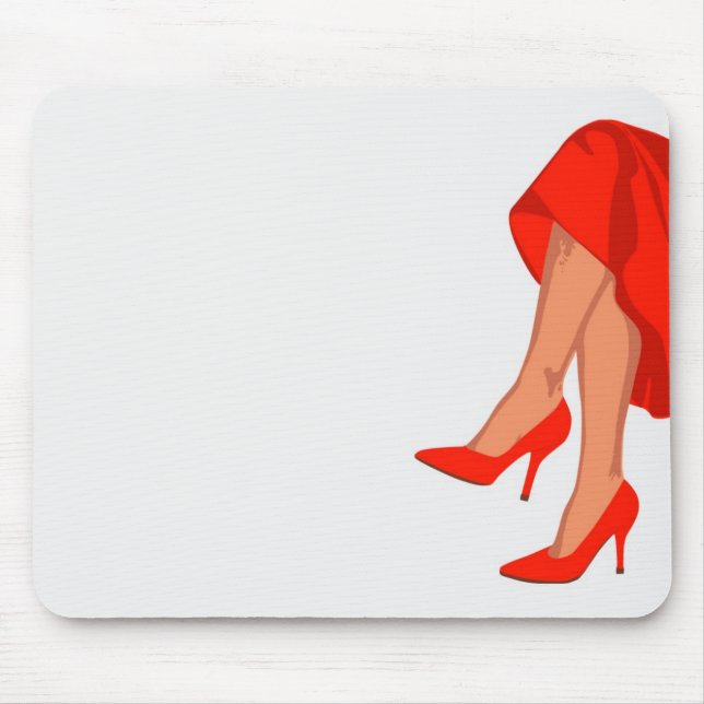 Pretty Legs Mouse Pad (Front)