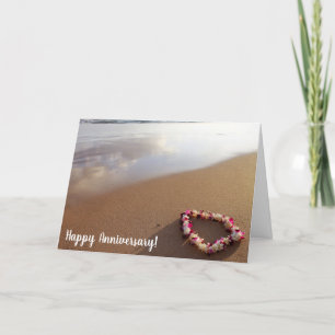Pretty Lei on Maui Beach Card