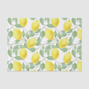 Pretty Lemon Pattern Tissue / Craft Paper