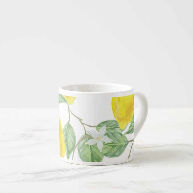 Pretty Lemons Espresso Cup (Front Right)