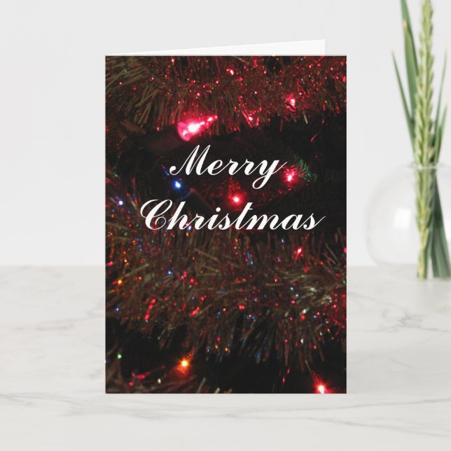 Pretty Lights Christmas card (Front)