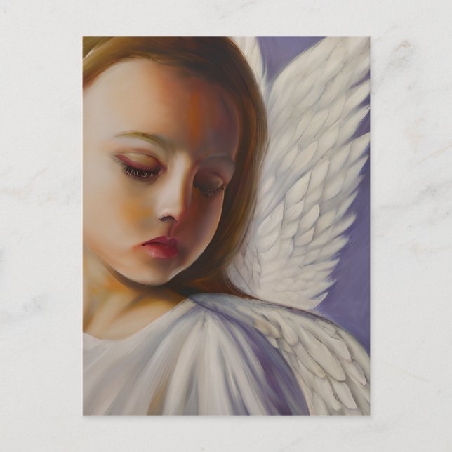 Pretty Little Angel Child Postcard (Front)