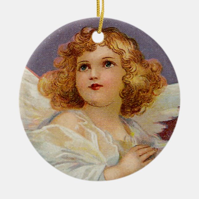 Pretty Little Angel Christmas Tree Decoration (Front)