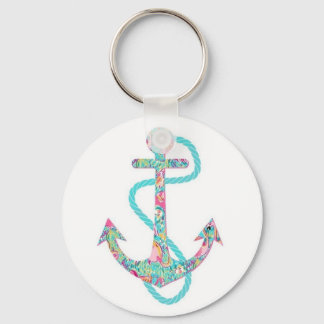 Pretty Little Boho Anchor Key Ring
