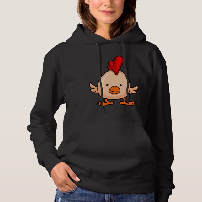 Pretty little chicken   hoodie (Front)